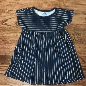 H&M Organic Cotton Striped Dress